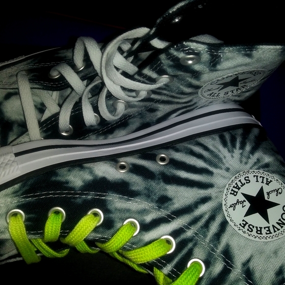 🆕Converse Chuck Taylor Black & White Tie Dye Unisex High Top Sneaker Mens Sizes - Picture 13 of 13